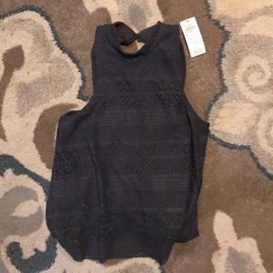 hollister high-neck top